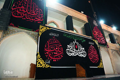 سیاه پوش شدن حرمین شریفین عسکریین در آستانه ماه محرم