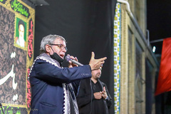 مراسم عزاداری شب سوم محرم در مسجد جامع زنجان