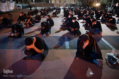 مراسم عزاداری شب چهارم محرم در هیئت میثاق با شهدا در دانشگاه افسری امام علی(ع) تهران