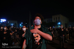 مراسم عزاداری شب چهارم محرم در هیئت میثاق با شهدا در دانشگاه افسری امام علی(ع) تهران