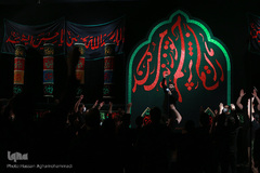 مراسم عزاداری شب چهارم محرم در هیئت میثاق با شهدا در دانشگاه افسری امام علی(ع) تهران