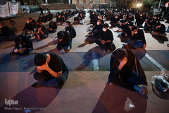 مراسم عزاداری شب چهارم محرم در هیئت میثاق با شهدا در دانشگاه افسری امام علی(ع) تهران