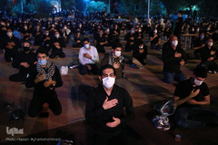 مراسم عزاداری شب چهارم محرم در هیئت میثاق با شهدا در دانشگاه افسری امام علی(ع) تهران