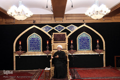 سخنرانی  حجت الاسلام و المسلمین مهدی حسن آبادی در مراسم عزاداری روز هشتم محرم حسینیه «ثارالله» شمیرانات