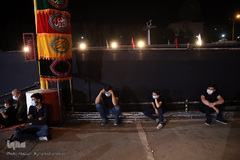 عزاداری شب تاسوعای حسینی هیات «ریحانة الحسین(ع)» با مداحی سیدمجید بنی فاطمه در پارک ارم تهران