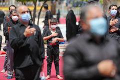 عزاداری ظهر تاسوعا در حرم شاهچراغ(ع)