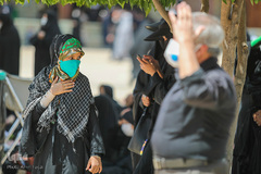 عزاداری ظهر تاسوعا در حرم شاهچراغ(ع)