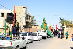 عزاداری خودرویی روز تاسوعا