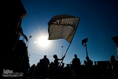 عزاداری شب تاسوعا در کربلای معلی