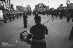 عزاداری شب تاسوعا در کربلای معلی