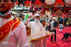 عزاداری شب تاسوعا در کربلای معلی