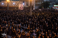 خیمه سوزان غروب عاشورا در میدان امام حسین(ع)