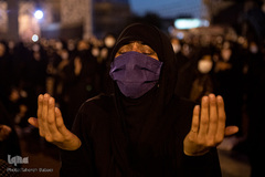 خیمه سوزان غروب عاشورا در میدان امام حسین(ع)