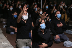 اجتماع بزرگ منتظران «اربعین» در خیمه موکب حضرت علی ابن ابیطالب(ع) منطقه فرهنگی و گردشگری عباس آباد تهران