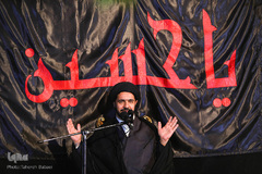 حجت‌الاسلام موسوی‌درچه‌ای، سوگ‌نشینی قاریان قرآن در شب سوم شهادت سید‌الشهدا‌(ع)