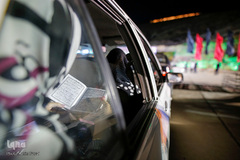 شب های محرم در هیئت خودرویی شیراز