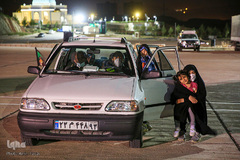 شب های محرم در هیئت خودرویی شیراز