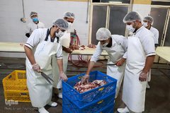 توزیع نذورات حسینیه اعظم زنجان