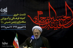  حجت‌الاسلام حمید احمدی، رییس کمیته فرهنگی و آموزشی ستاد مرکزی اربعین