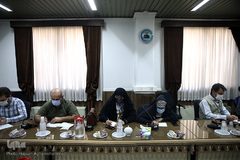 نشست خبری حجت‌الاسلام حمید احمدی، رییس کمیته فرهنگی و آموزشی ستاد مرکزی اربعین