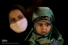 مراسم بزرگ‌ترین سفره نذری حضرت رقیه(س) در میدان آیینی امام حسین(ع)