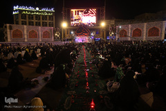 مراسم بزرگ‌ترین سفره نذری حضرت رقیه(س) در میدان آیینی امام حسین(ع)
