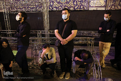 مراسم بزرگ‌ترین سفره نذری حضرت رقیه(س) در میدان آیینی امام حسین(ع)