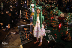 مراسم بزرگ‌ترین سفره نذری حضرت رقیه(س) در میدان آیینی امام حسین(ع)