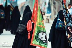 پیاده روی اربعین زائرین عراقی در مسیر بصره به کربلا