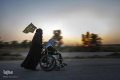 جلوه‌هایی زیبا، از خدمت‌رسانی به زائران اربعین در جنوب عراق