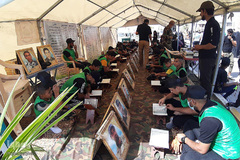 خدمات فرهنگی و مذهبی موکب های «حشد الشعبی» در مسیر پیاده روی اربعین