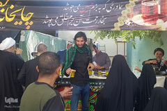 زائرین اربعین حسینی در حرم حضرت عباس(ع)