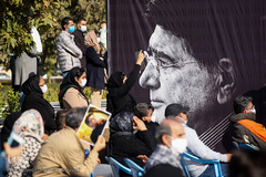 مراسم خاکسپاری پیکر محمدرضا شجریان