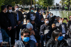 مراسم خاکسپاری پیکر محمدرضا شجریان