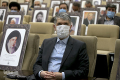  عباس صالحی، وزیر فرهنگ و ارشاد اسلامی در همایش یاوران وقف