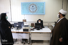 بازدید حجت‌الاسلام والمسلمین مهدی اخوان‌صباغ، رئیس سازمان دارالقرآن الکریم از تحریریه بین الملل ایکنا