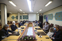 بازدید روح‌الله محمد علی‌نژاد، رییس مرکز قرآن و عترت (ع) وزارت بهداشت، درمان و آموزش پزشکی از ایکنا