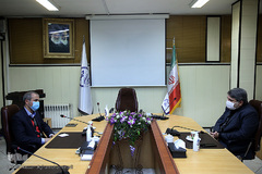 بازدید روح‌الله محمد علی‌نژاد، رییس مرکز قرآن و عترت (ع) وزارت بهداشت، درمان و آموزش پزشکی از ایکنا