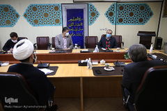 بازدید روح‌الله محمد علی‌نژاد، رییس مرکز قرآن و عترت (ع) وزارت بهداشت، درمان و آموزش پزشکی از ایکنا