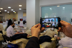 حضور گروه همخوانی محمد رسول الله(ص) در سازمان انتقال خون