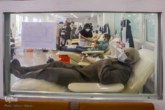 حضور گروه همخوانی محمد رسول الله(ص) در سازمان انتقال خون