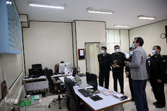 بازدید سردار بهرامی، معاون تبلیغات و روابط عمومی عقیدتی، سیاسی ناجا از ایکنا