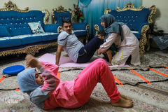 ورزش خانوادگی خانواده فروغی 