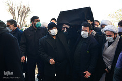 مراسم تشییع پیکر مرحوم آیت الله محدتقی مصباح یزدی در آستان مقدس عبدالعظیم حسنی(ع)