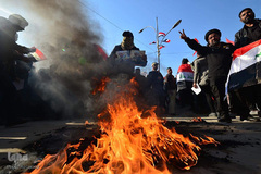 برگزاری راهپیمایی یادبود شهدای مقاومت در میدان التحریر