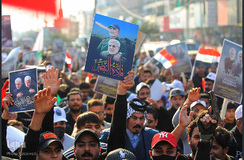 برگزاری راهپیمایی یادبود شهدای مقاومت در میدان التحریر