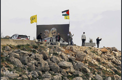 اولین سالگرد شهادت سردار سلیمانی و ابومهدی المهندس در لبنان