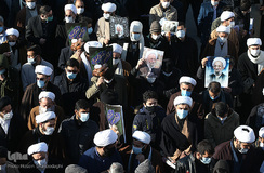 مراسم تشییع پیکر آیت الله مصباح یزدی در قم