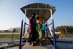 کوچ اجباری مسلمانان روهینگیایی به جزیره ای دورافتاده در بنگلادش