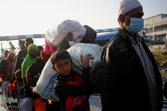 کوچ اجباری مسلمانان روهینگیایی به جزیره ای دورافتاده در بنگلادش